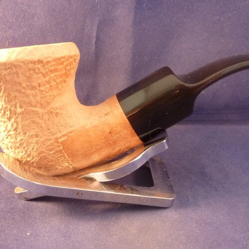 GERMANUS Pfeife - Made in Italy - Pfeife Bent mit Meerschaum