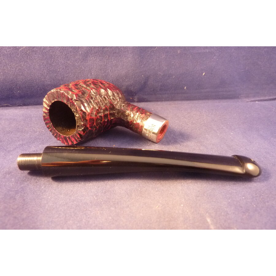 Pipe Peterson Speciality Rusticated Nickel Mounted Barrel