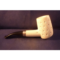 Pijp Block Meerschaum Poker Carved