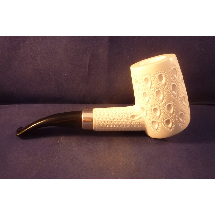 Pipe Block Meerschaum Poker Carved