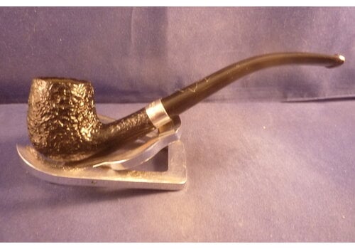 Pipe Peterson Junior Silver Mounted Bent Billiard Sand 