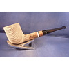 Pipe Giordano Estate Walnut 14772 Meerschaum Inlay