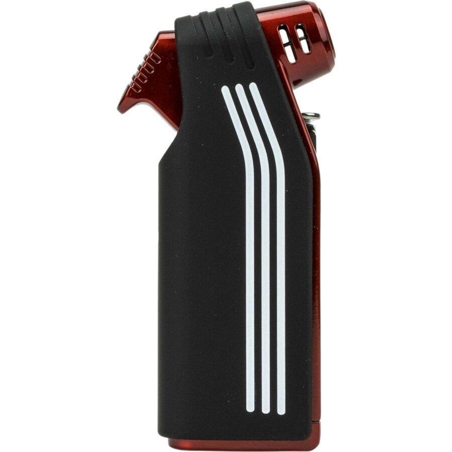 Pijpaansteker Jean-Claude Cardiff Red Black