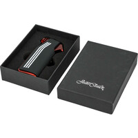 Pijpaansteker Jean-Claude Cardiff Red Black