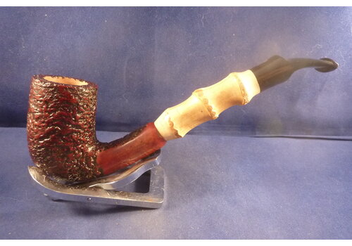 Pijp Mastro Geppetto Rusticated with Bamboo 