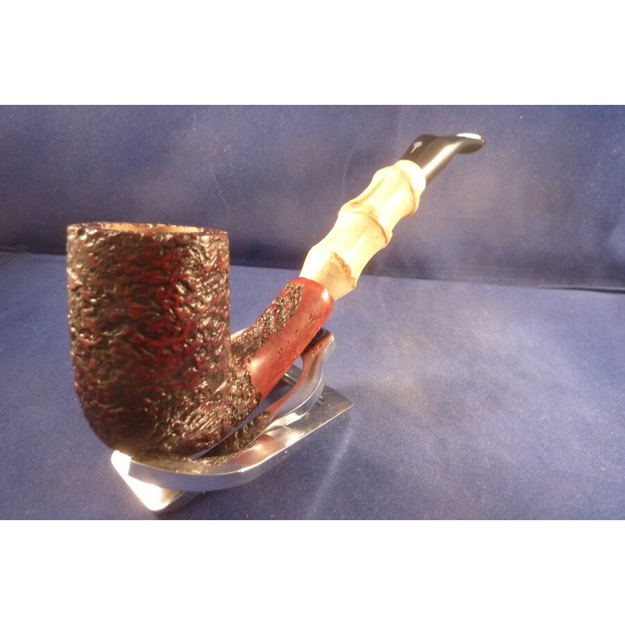 Pijp Mastro Geppetto Rusticated with Bamboo
