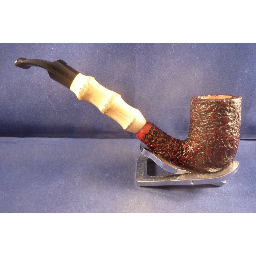 Pijp Mastro Geppetto Rusticated with Bamboo