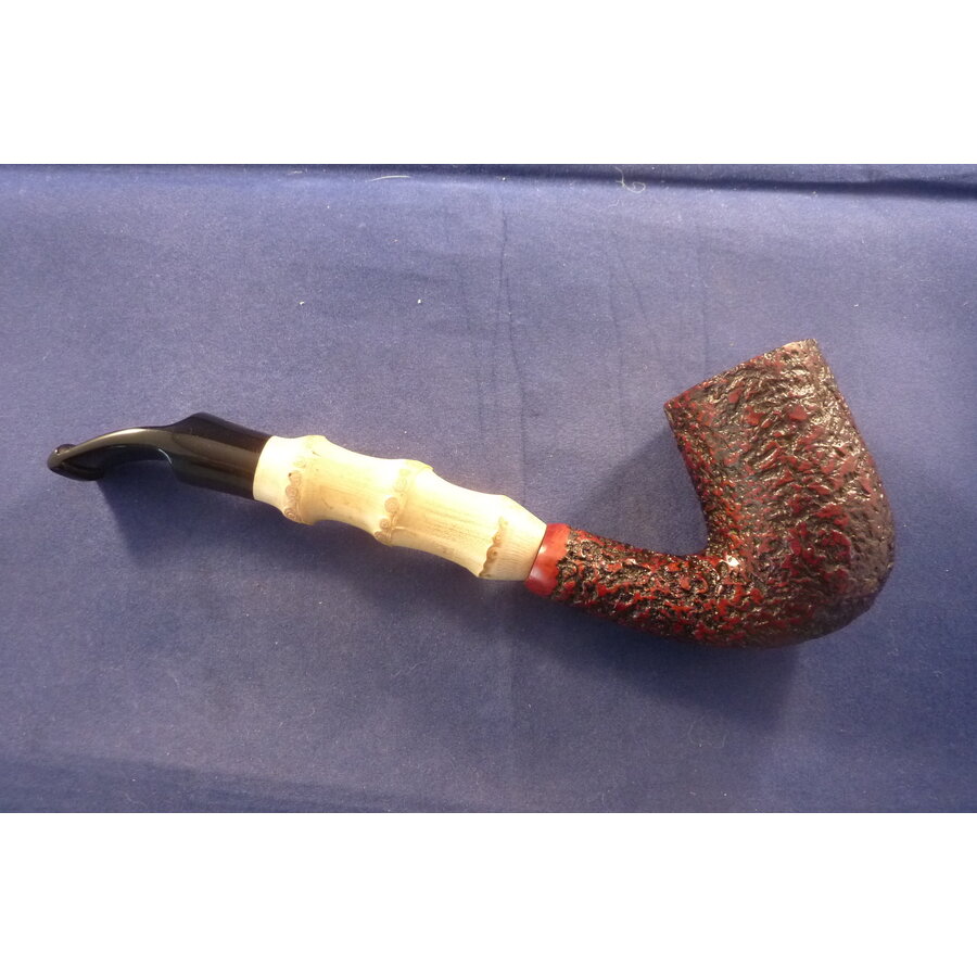 Pijp Mastro Geppetto Rusticated with Bamboo
