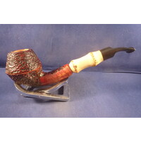 Pijp Mastro Geppetto Rusticated with Bamboo
