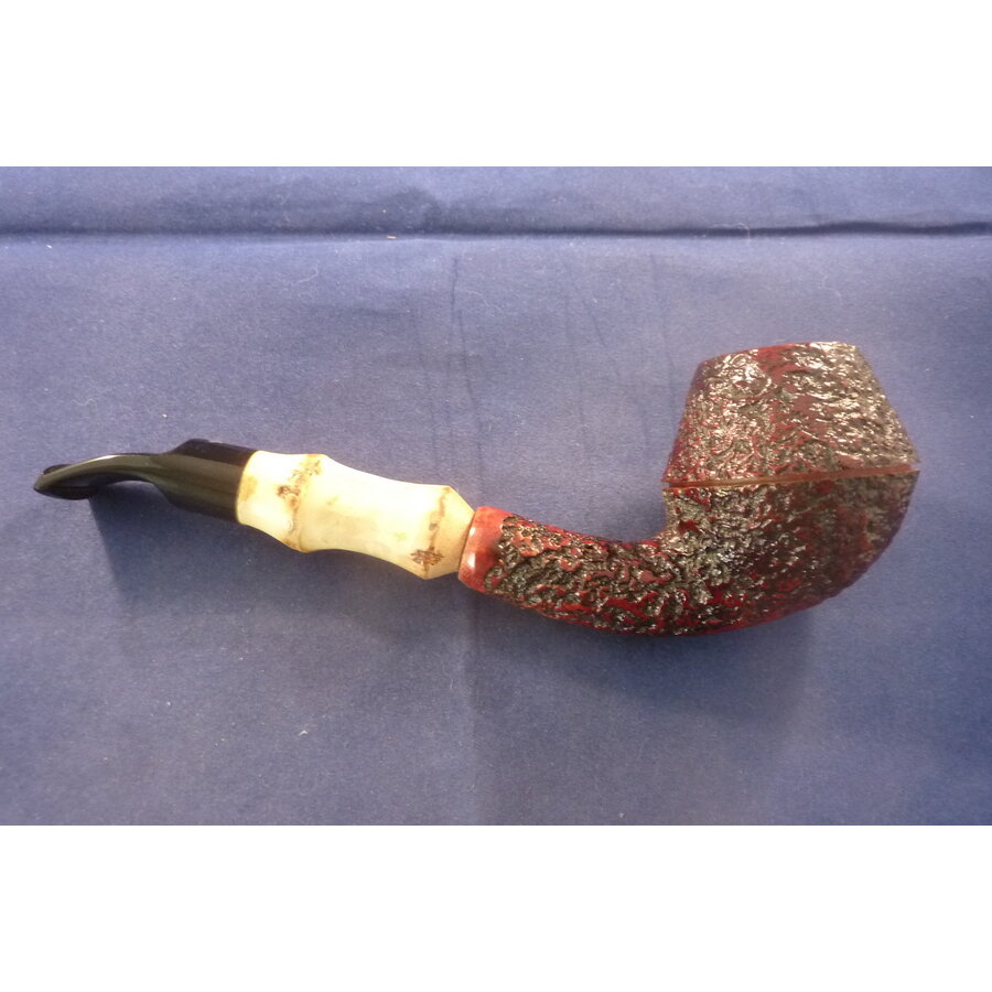 Pijp Mastro Geppetto Rusticated with Bamboo