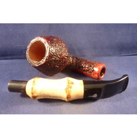 Pijp Mastro Geppetto Rusticated with Bamboo