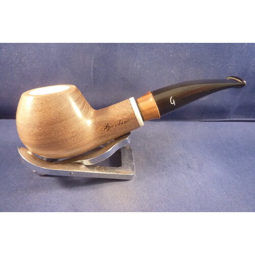 Pijp Giordano Estate Walnut  14771 Meerschaum Inlay  Pijp Giordano Estate Walnut  14771 Meerschaum Inlay
