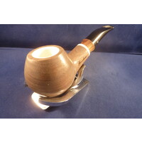 Pijp Giordano Estate Walnut 14771 Meerschaum Inlay