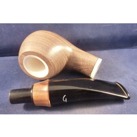 Pijp Giordano Estate Walnut 14771 Meerschaum Inlay