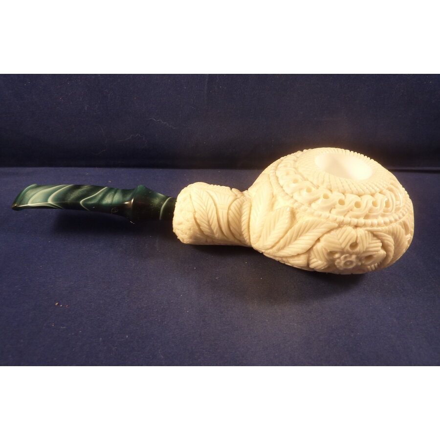 Pipe Altinay Meerschaum Carved Flake Pan