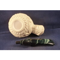 Pipe Altinay Meerschaum Carved Flake Pan
