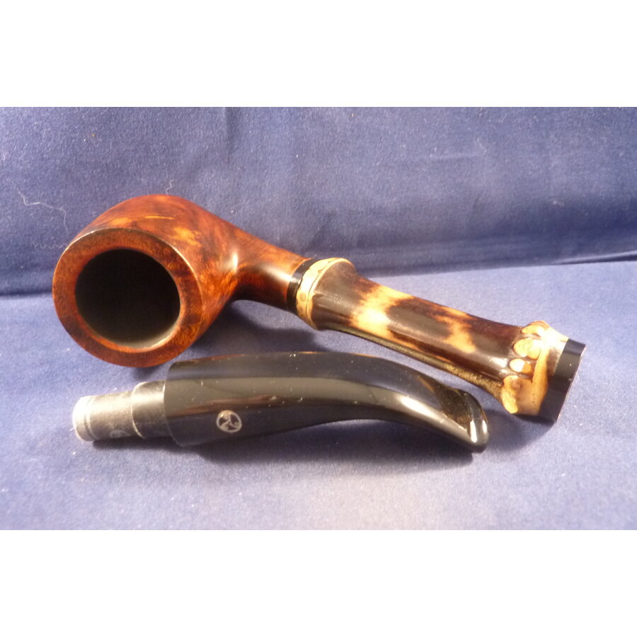 Pijp Rattray's Bamboo Bent Smooth Brown