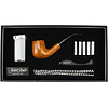 Jean Claude Starterset Pipe Jean Claude Premium Set Bent Light Brown