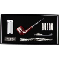 Starterset Pipe Jean Claude Premium Set Straight Red