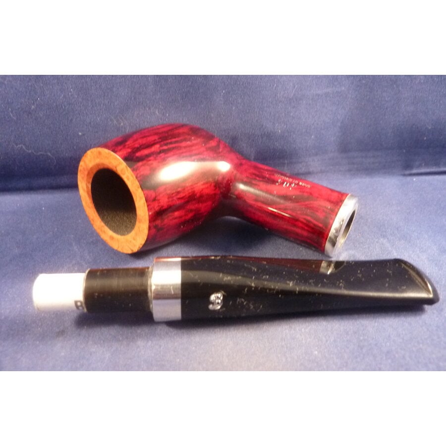 Pipe Big Ben Silver Shadow 404 Red Polish