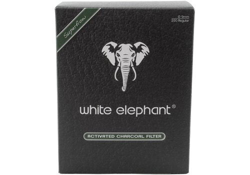 White Elephant 250 Activated Charcoal Filters 9 mm. 