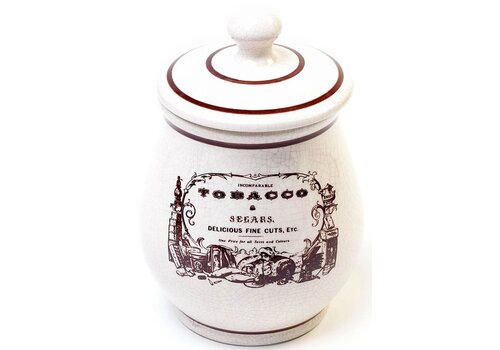 Savinelli Tobacco Jar Ceramic Vintage Segars 