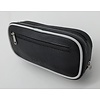 Guy Janot Guy Janot Leather Pipe Pouch for 2 pipes Black/White