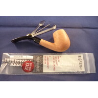 Pipe Big Ben Pipe Smoking Set Natural Bent