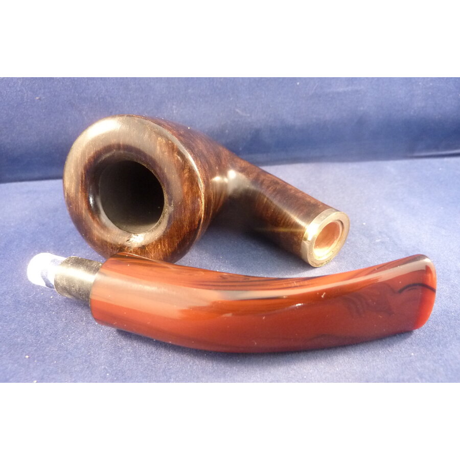 Pipe Molina Striato Smooth Brown