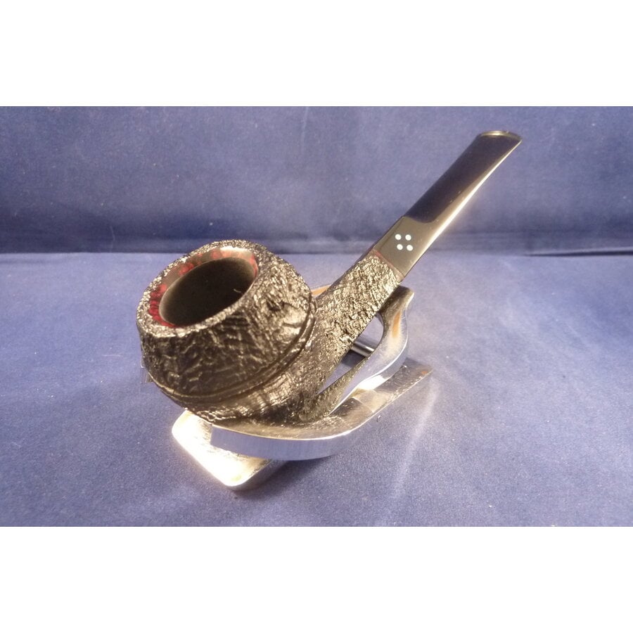 Pipe Sasieni 4 Dot Ruff Root Dark Sandblast