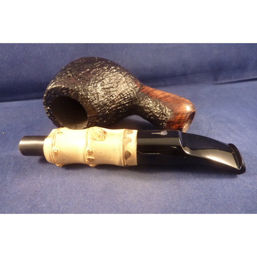 Pipe Mastro Geppetto Sabbiato with Bamboo