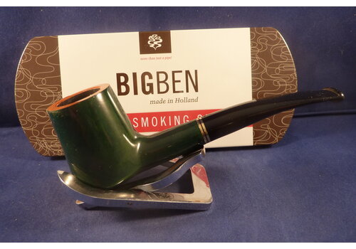 Pijp Big Ben Pipe Smoking Set Green Semi Straight 