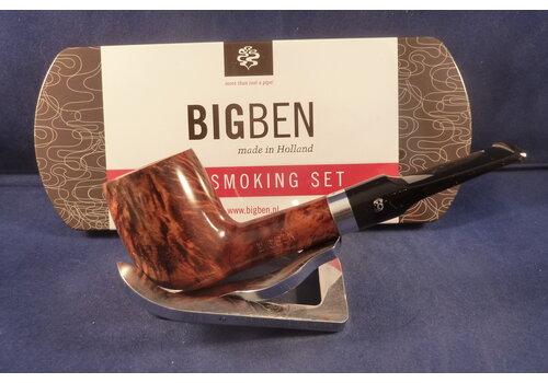 Pijp Big Ben Pipe Smoking Set Elegant tan Straight 