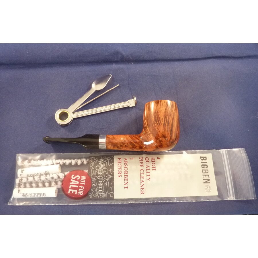 Pipe Big Ben Pipe Smoking Set Elegant tan Straight
