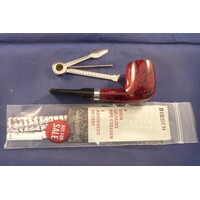 Pipe Big Ben Pipe Smoking Set Elegant TwoTone Red Straight