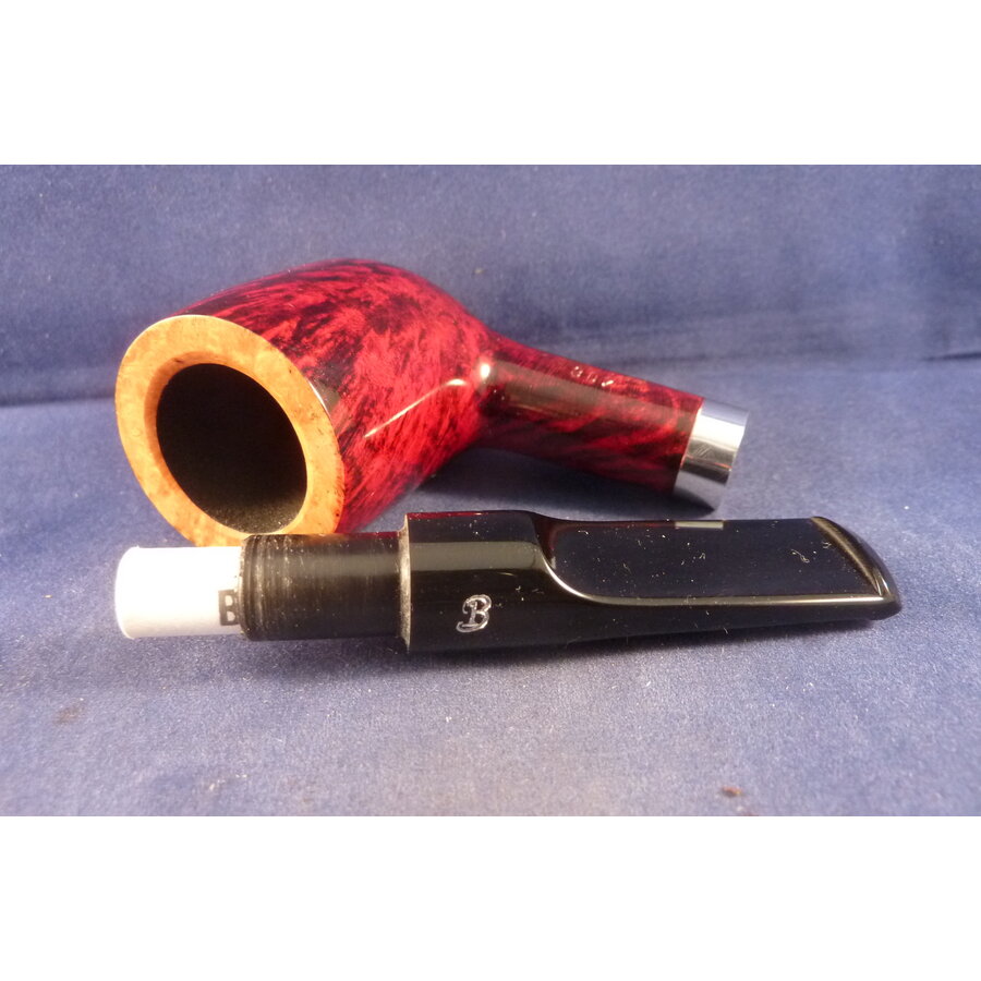 Pijp Big Ben Pipe Smoking Set Elegant TwoTone Red Straight