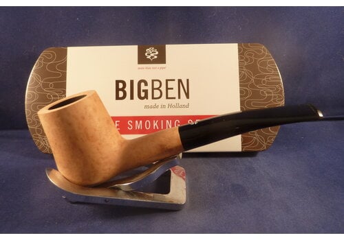 Pipe Big Ben Pipe Smoking Set Natural Semi Straight 