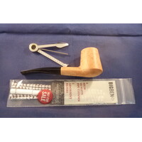 Pipe Big Ben Pipe Smoking Set Natural Semi Straight