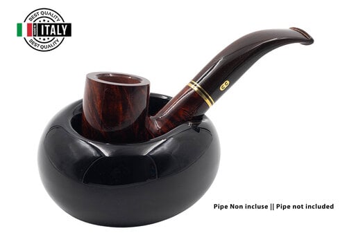 Pipe Stand Chacom Ceramic Black Shiny 