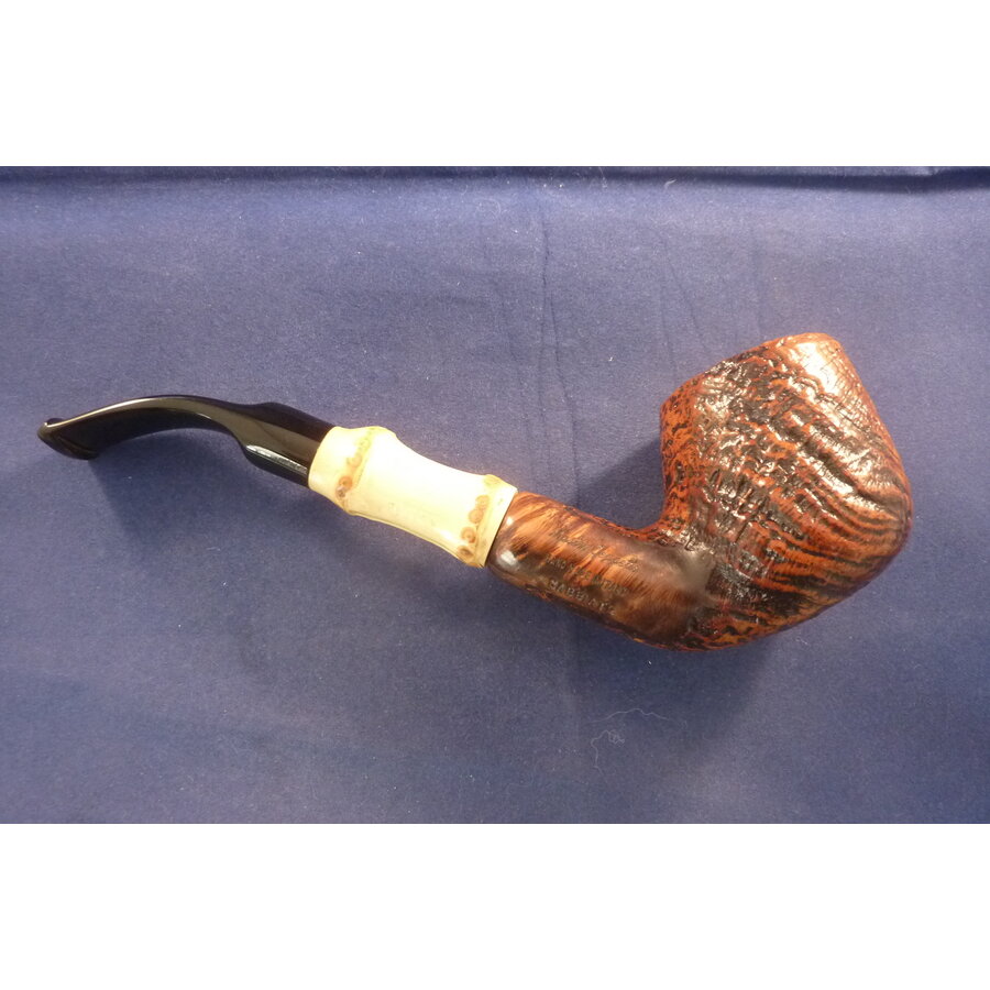 Pipe Mastro Geppetto Sabbiato with Bamboo