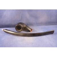 Pijp Savinelli Churchwarden Rustic Black 601