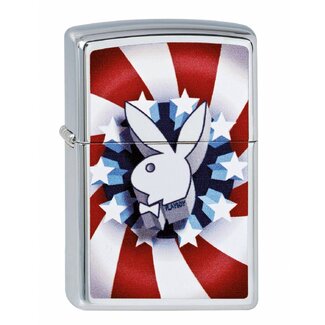 Zippo Lighter Zippo Playboy Red White Blue