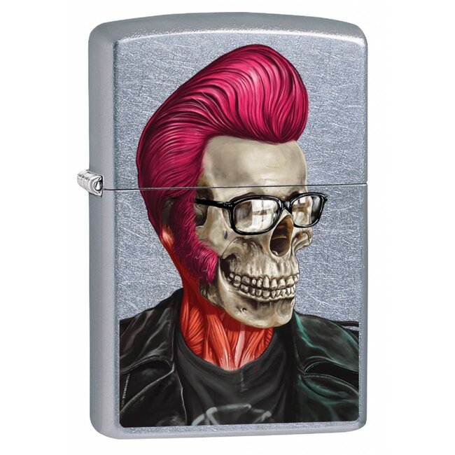Lighter Zippo Rockabilly Skull