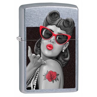 Zippo Aansteker Zippo Rockabilly Lip Gloss