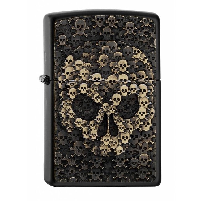 Zippo Aansteker Zippo Skull in Skulls Emblem