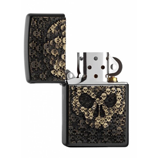 Aansteker Zippo Skull in Skulls Emblem