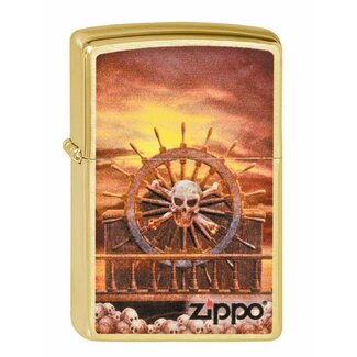 Zippo Aansteker Zippo Skull Steering Wheel