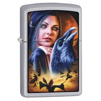 Aansteker Zippo Mazzi Mystery Woman with Raven