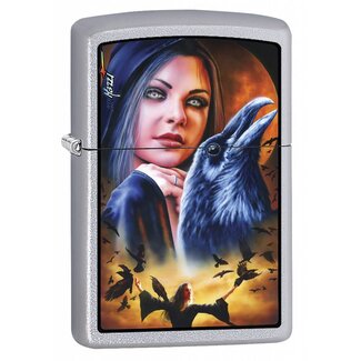 Zippo Lighter Zippo Mazzi Mystery Woman with Raven