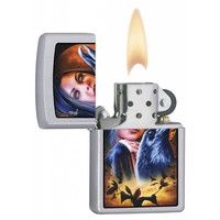 Aansteker Zippo Mazzi Mystery Woman with Raven